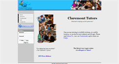 Desktop Screenshot of claremonttutors.com
